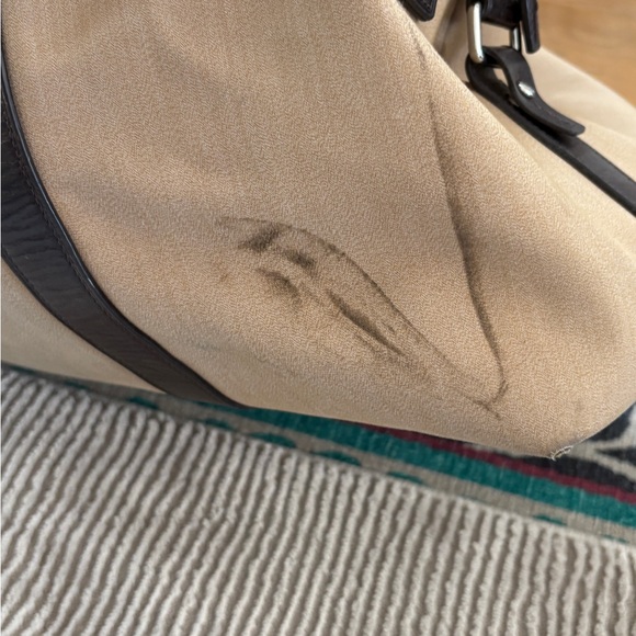 Tumi Duffle tan with leather straps - Picture 6 of 11